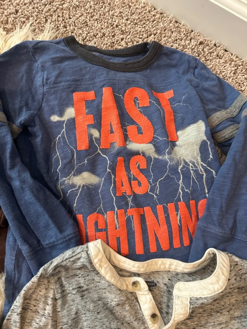 4T/ 4/5 Boys Long-Sleeve tee lot - set of 6